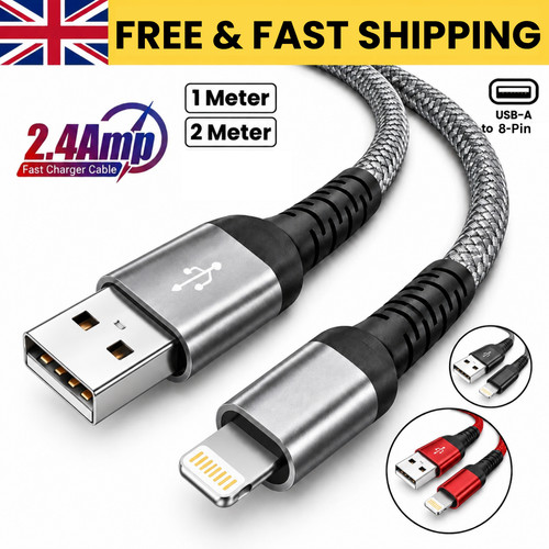 Heavy duty braided long - heavy, usb