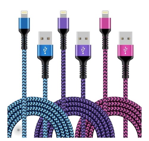 Iphone charger 3pack - charger,, 6ft/1.8m