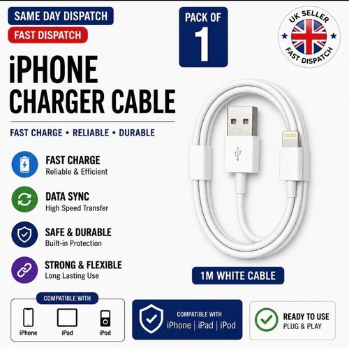 Iphone charger cable - iphone, pack