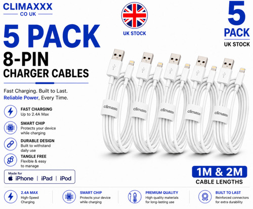 Iphone charger cable - (5, pack)